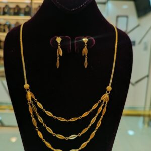 Modern Gold Mala Set