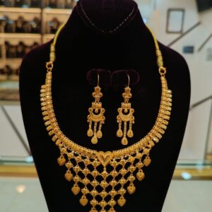 Gold Necklace Chain Elegant Designer Collection